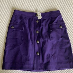 Purple Brooks Brothers skirt size 6 NWT